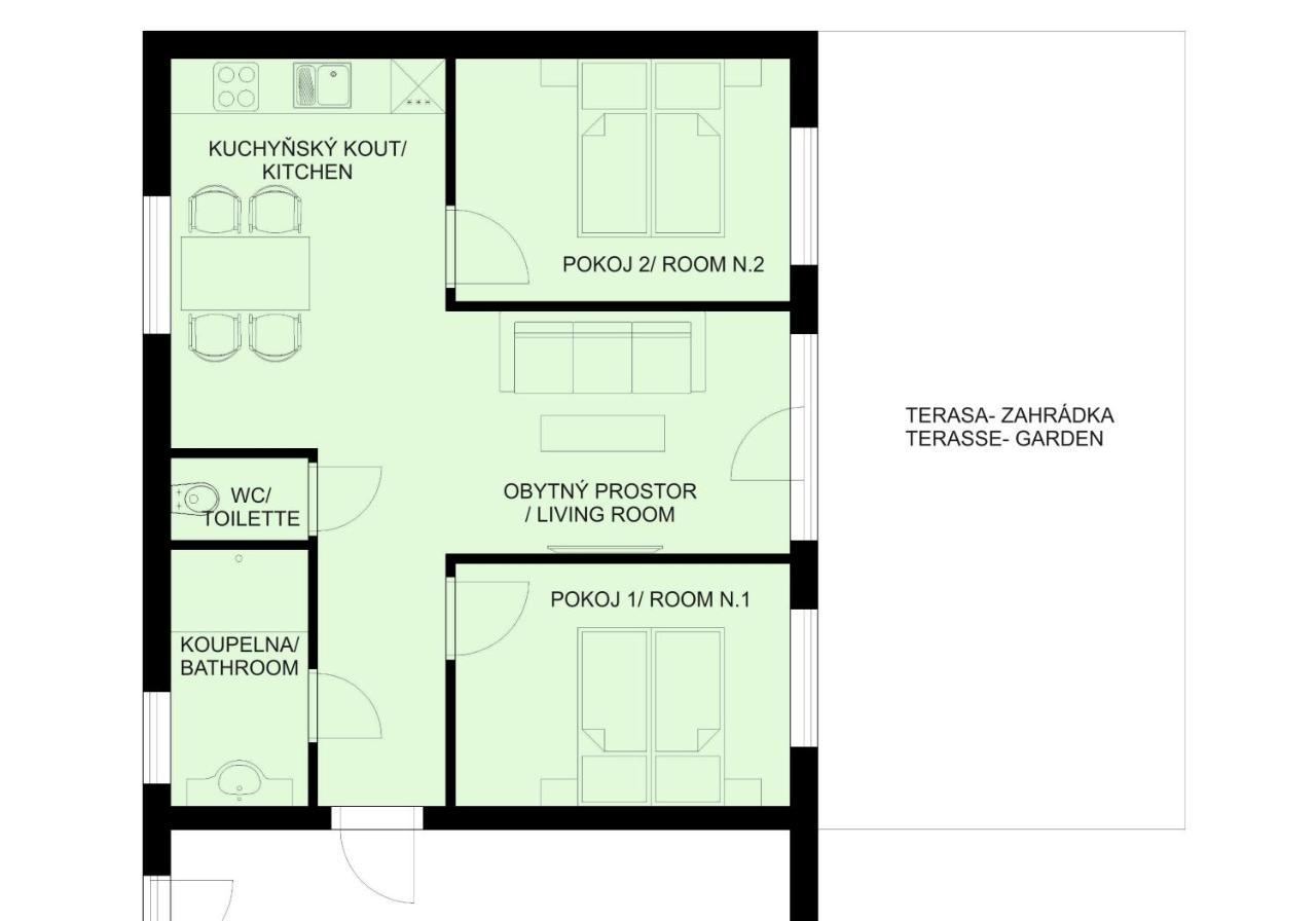 Apartamento Rezidence Tři Studně Exterior foto